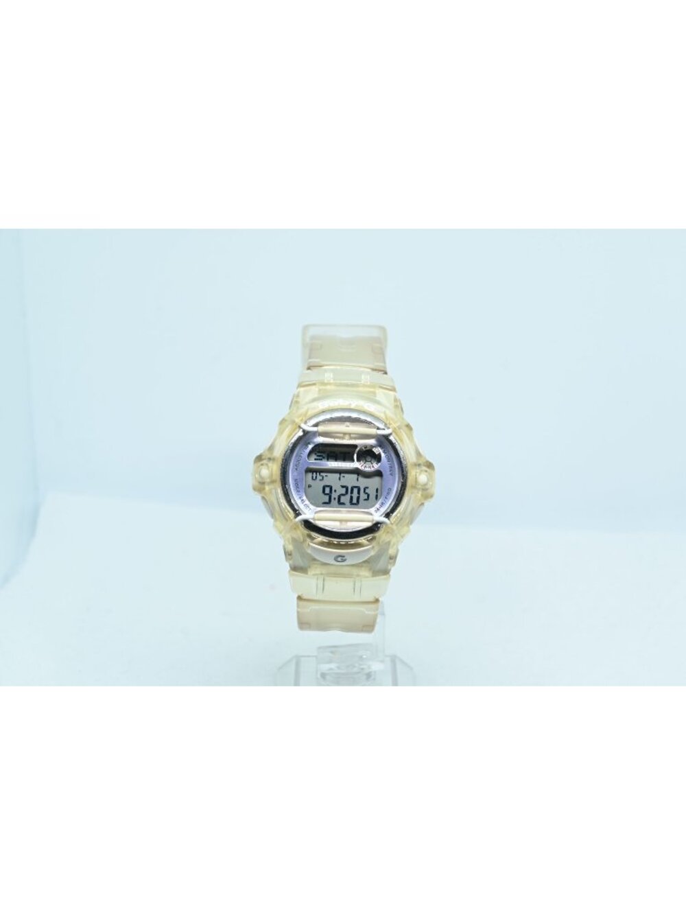 Casio Baby-G Women's Digital Watch Semi-Transparent Yellow Resin 200M BG-169R
